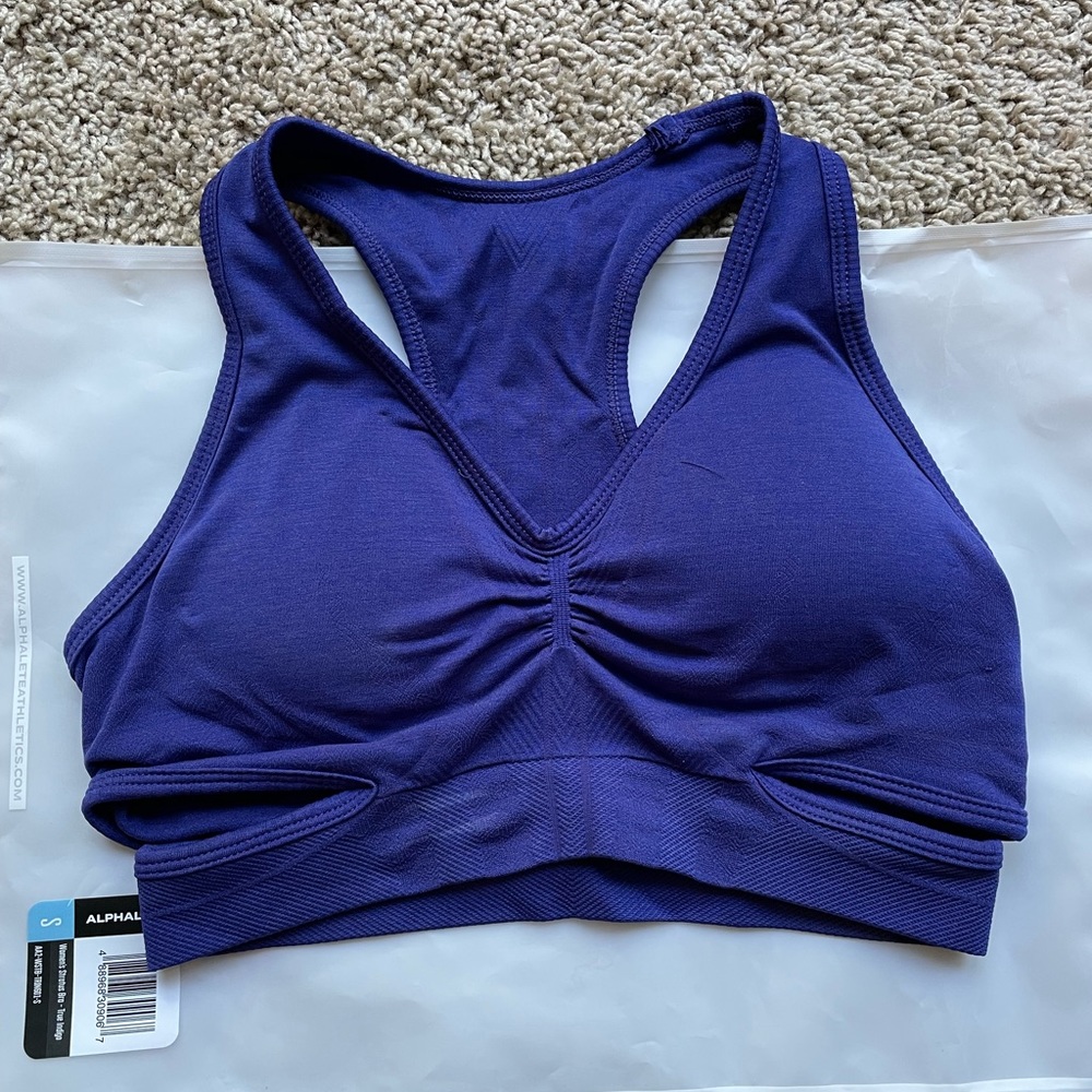 Alphalete Strautus Sports Bra - True Indigo